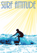 Surf sous le soleil des vacances